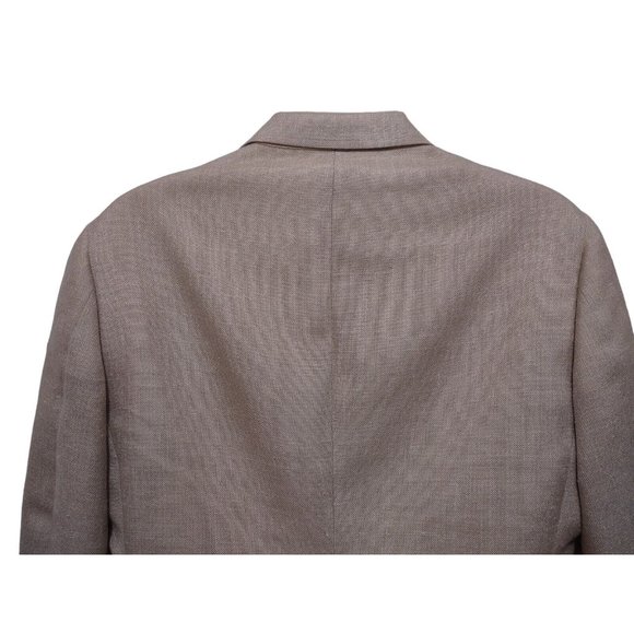 Vintage Ralph Lauren Chaps Tan Sports Suit Jacket Blazer 42 Short Union Made - Picture 6 of 11